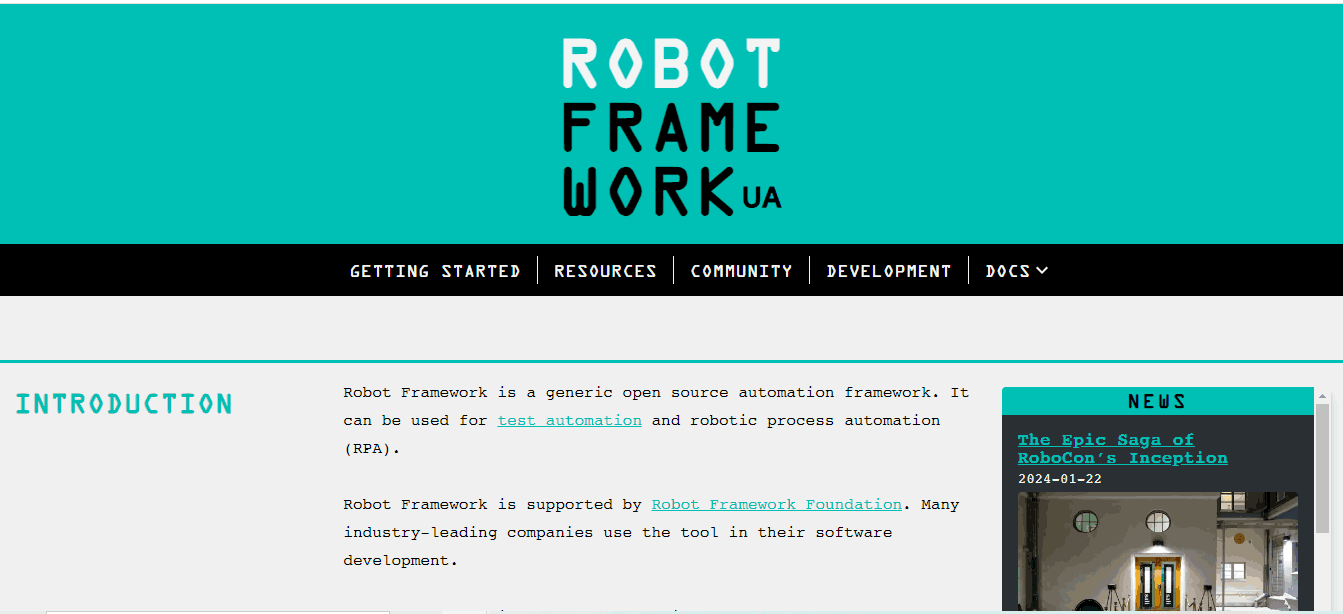 Robot Framework functions as a versatile open-source
