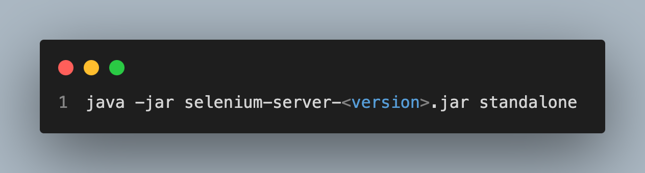 Selenium Server