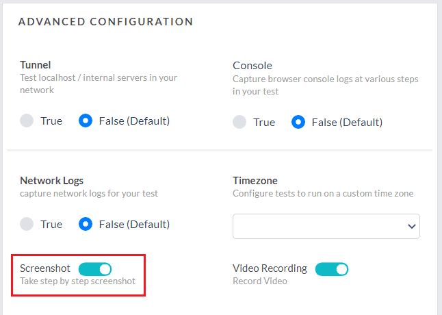 Selenium Desired Capabilities Generator