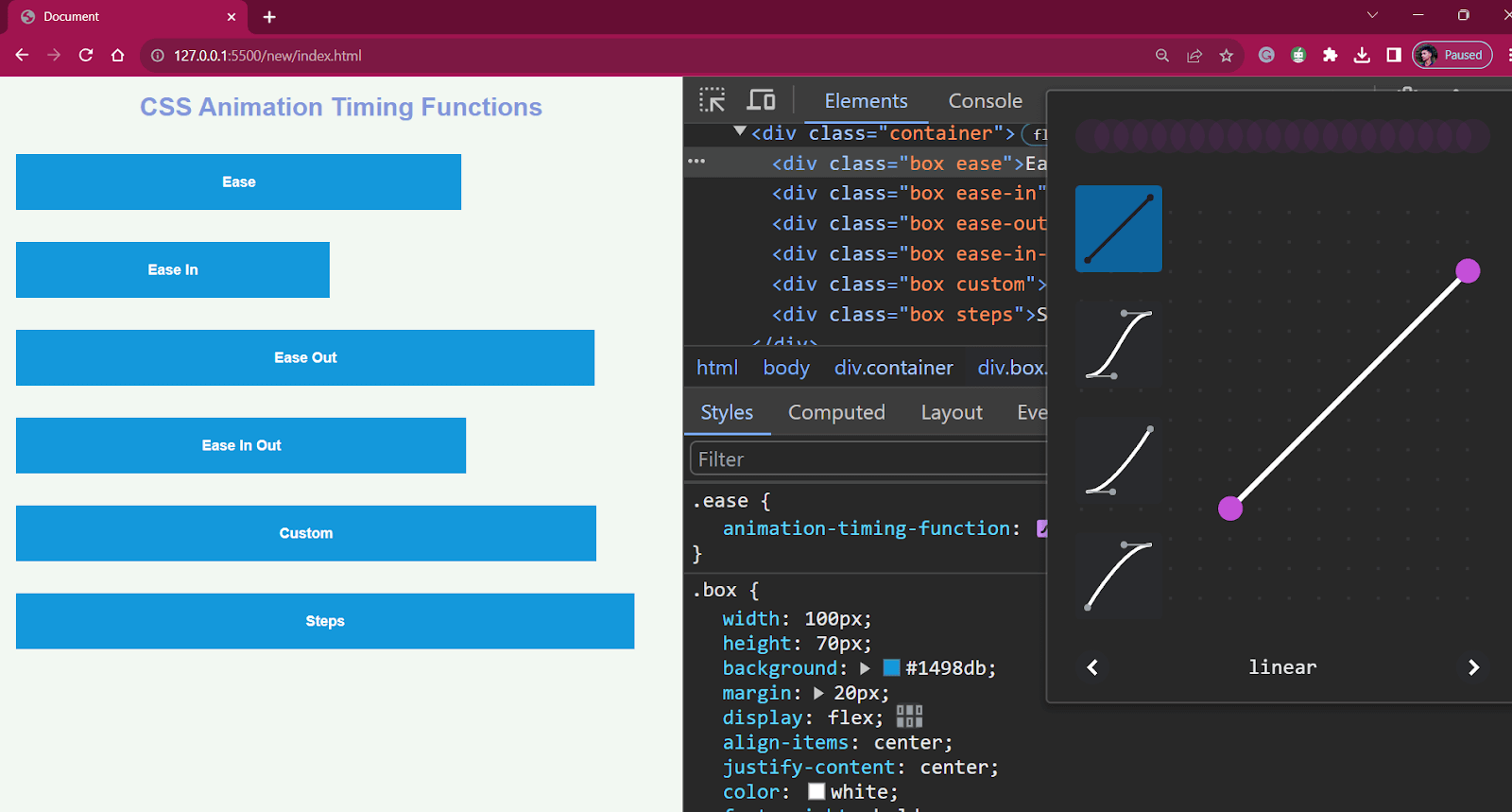 alter the timing functions