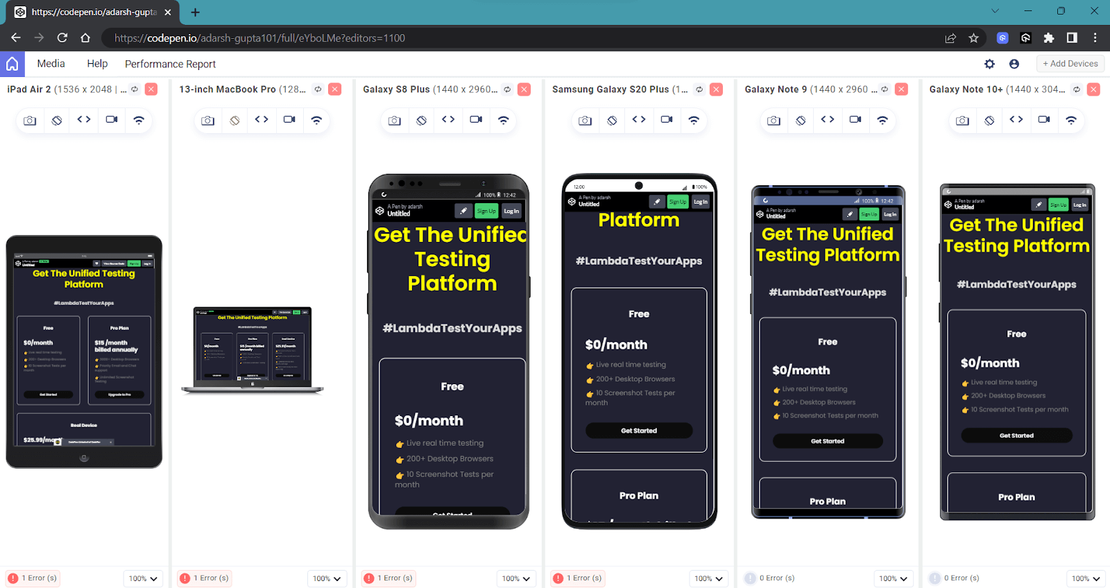 Testing the Responsiveness of CSS Keyframes Animation