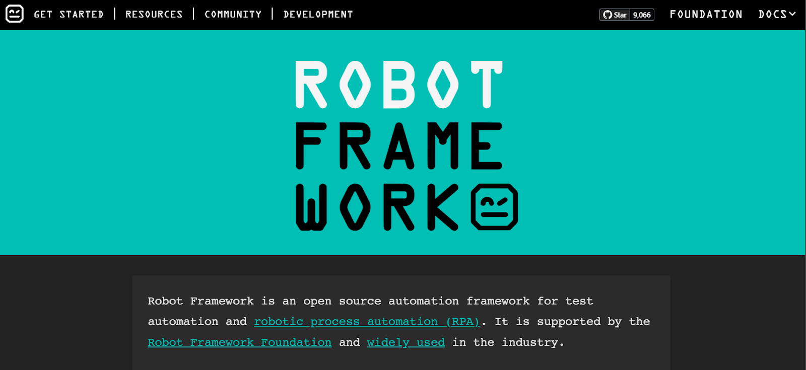 Robot Framework