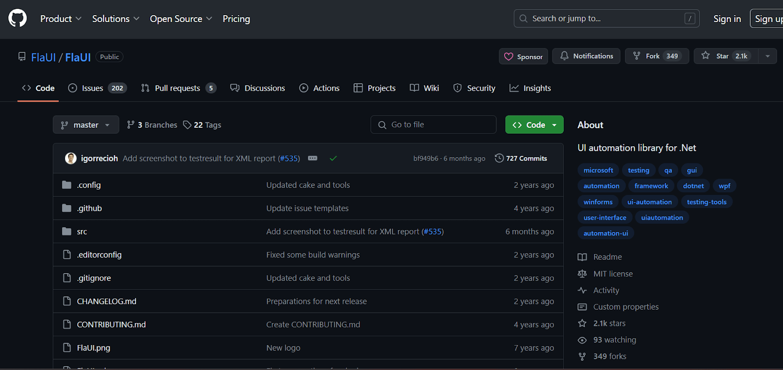 FlaUI desktop automation tool