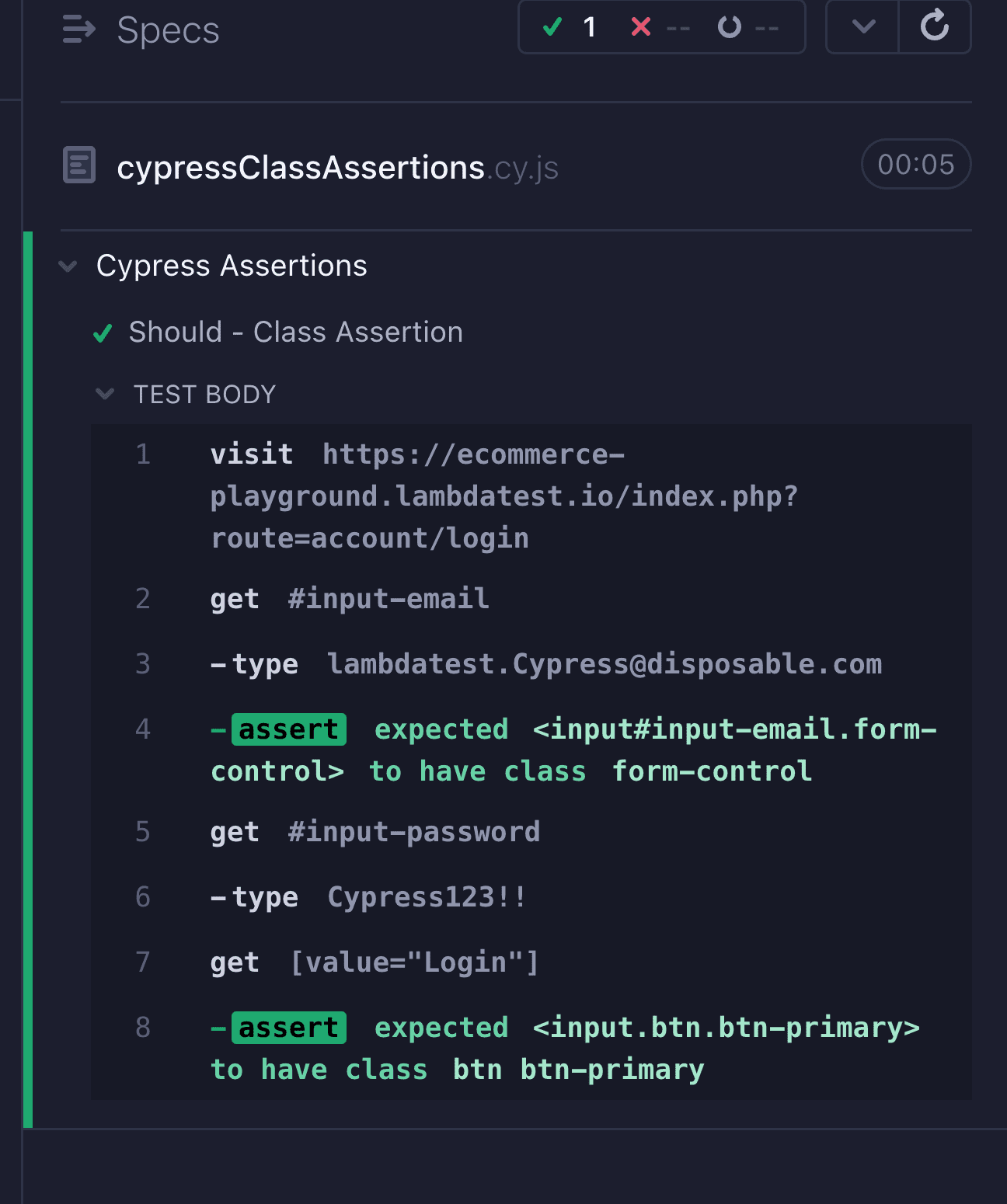 cypressClassAssertions