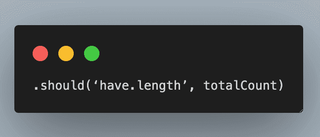 syntax Assert Based on Length