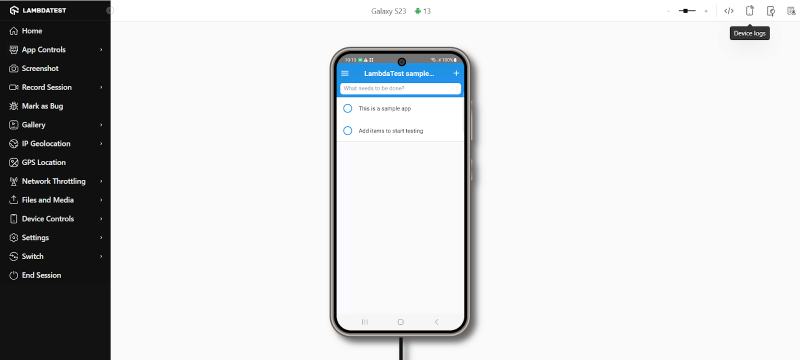 Mobile App