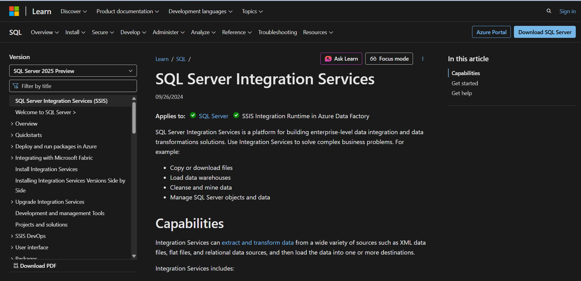 SSIS-etl