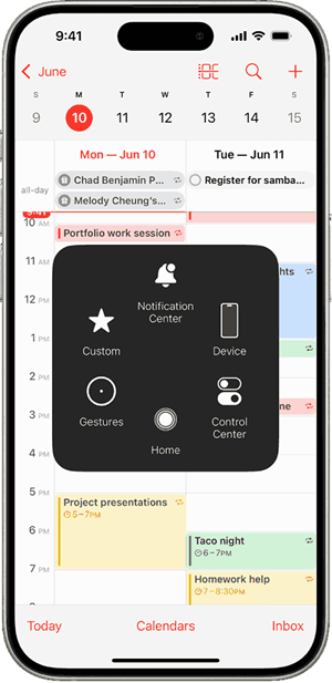 iPhone Assistive Touch