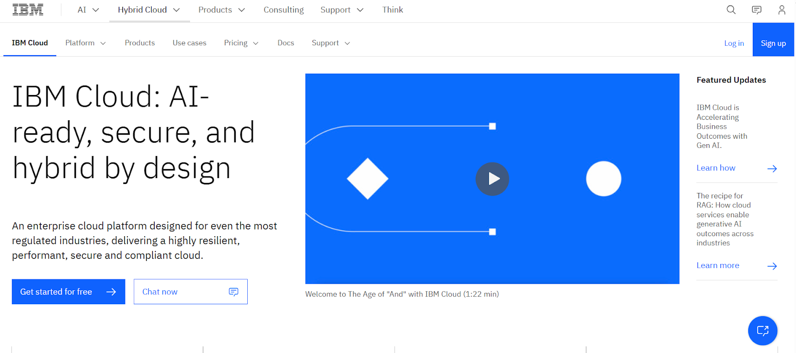 ibm-cloud-home-page