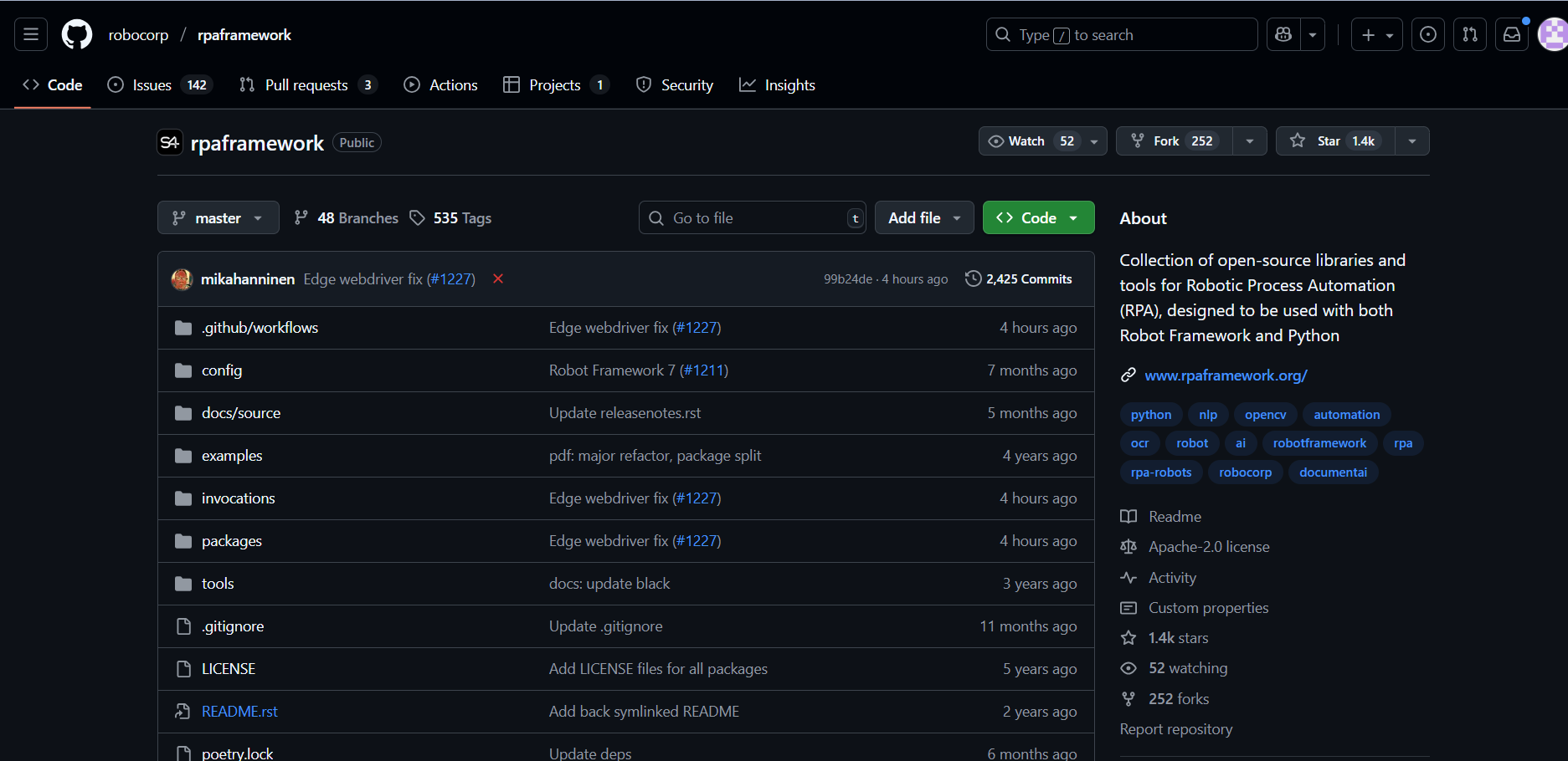 rpaframework-open-source-ai-testing-tool