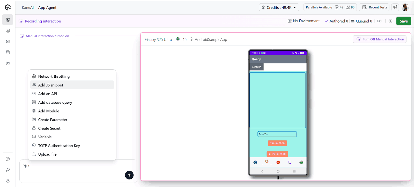 Available on Android & iOS KaneAI