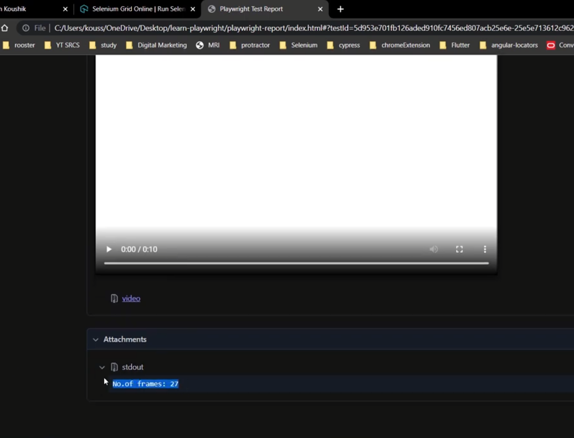view test report view test report