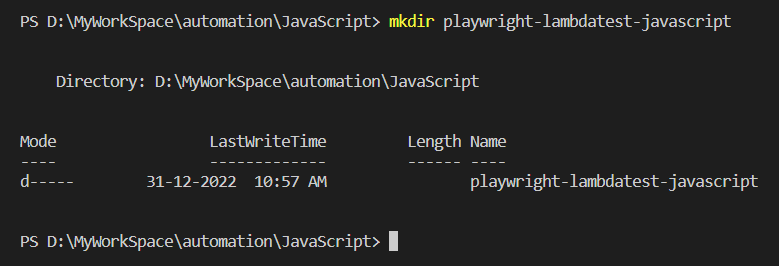 Automation java script page