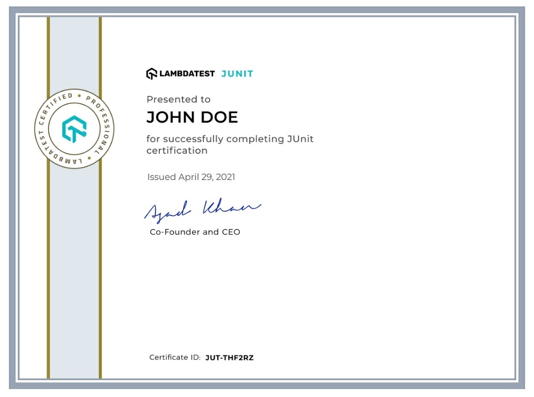 JUnit Certification: Validate Your Selenium Testing Expertise With JUnit