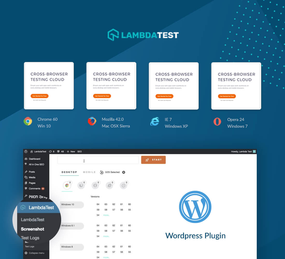 LambdaTest Wordpress Plugin