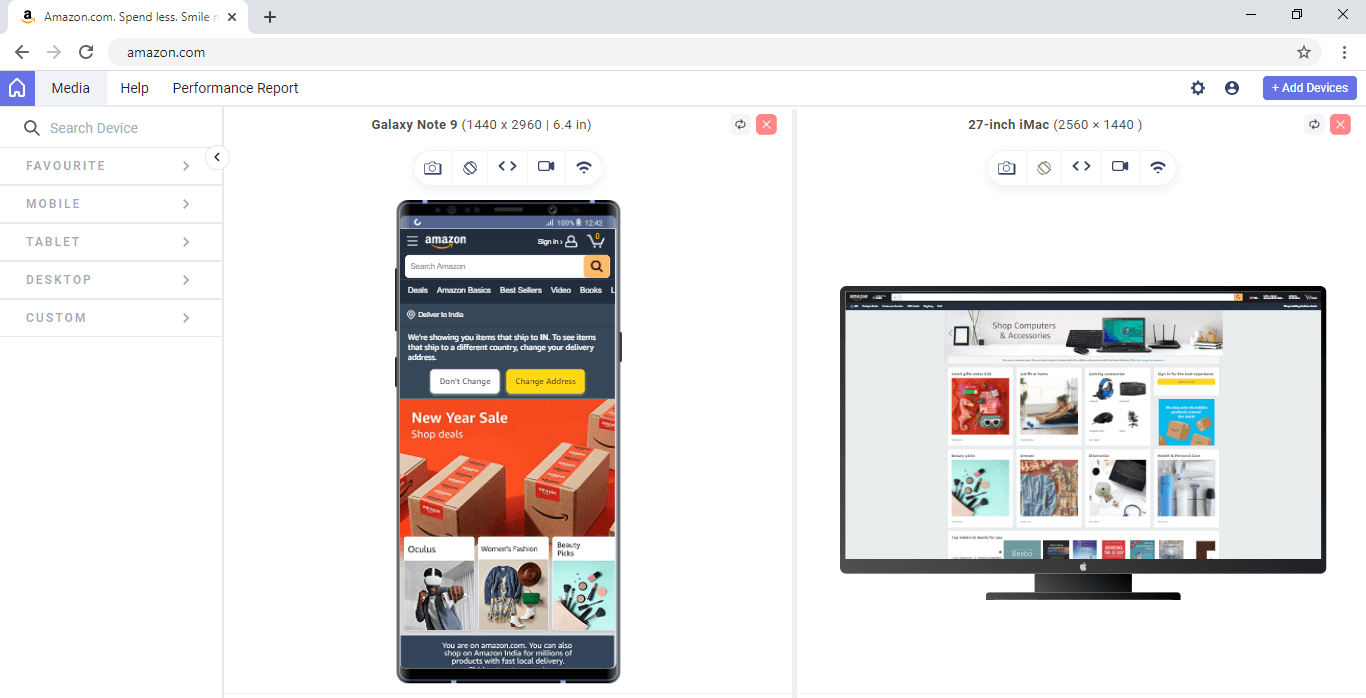 difference between a mobile website and a desktop website