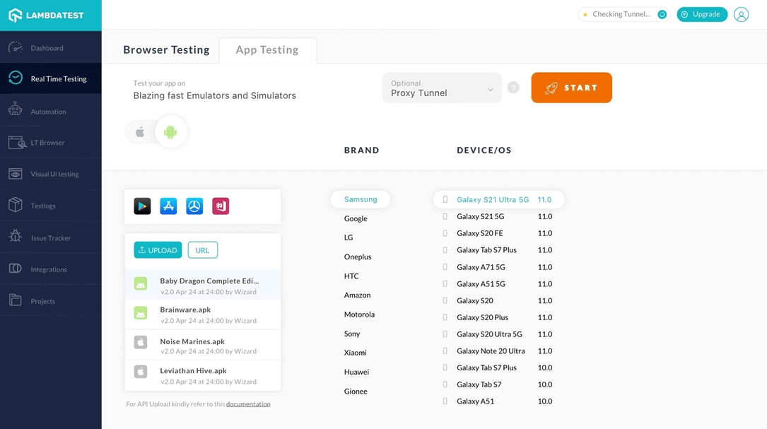 Test Automation on Real Devices