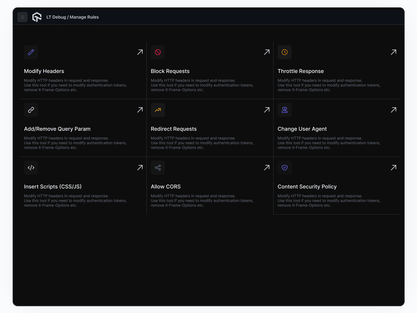 LT Debug in Dark Mode