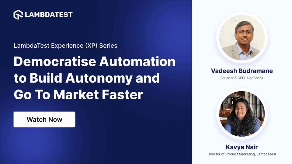 Democratize Automation to Build Autonomy and Go-To-Market Faster