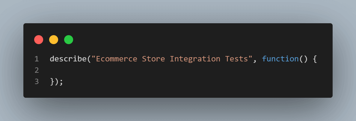 E-commerce Store Integration Tests