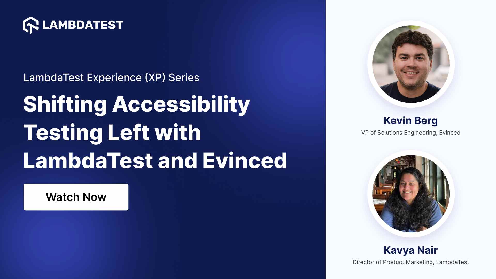 Shifting Accessibility Testing Left with LambdaTest and Evinced