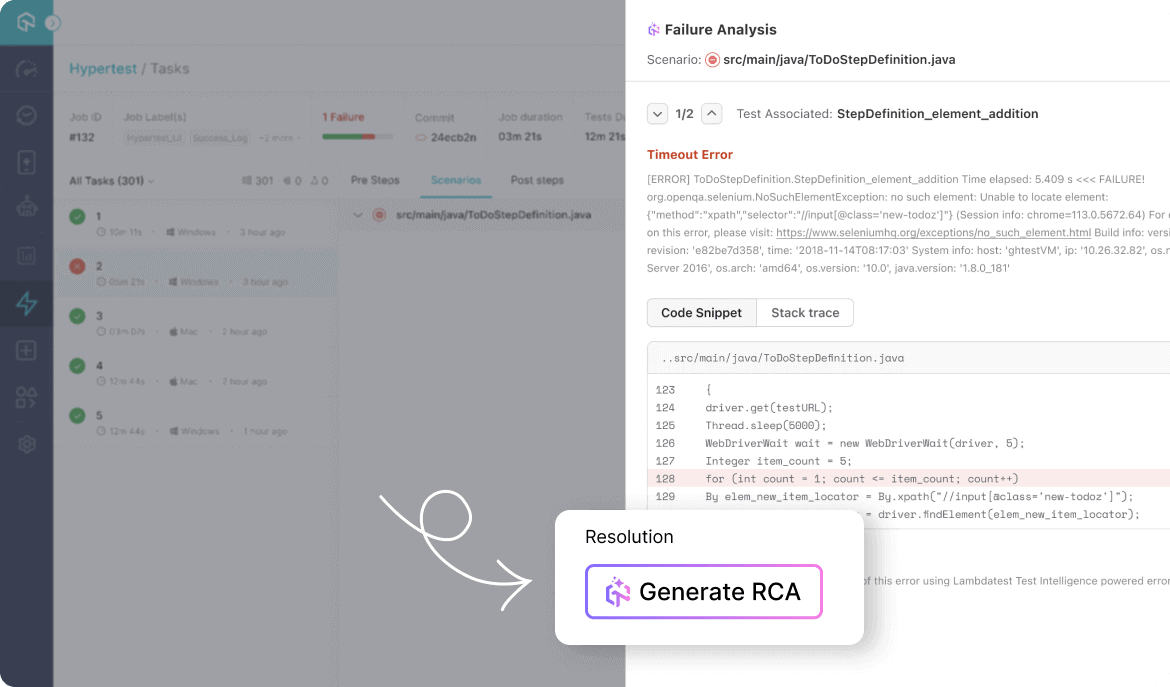 AI-Powered Root Cause Analysis (RCA)