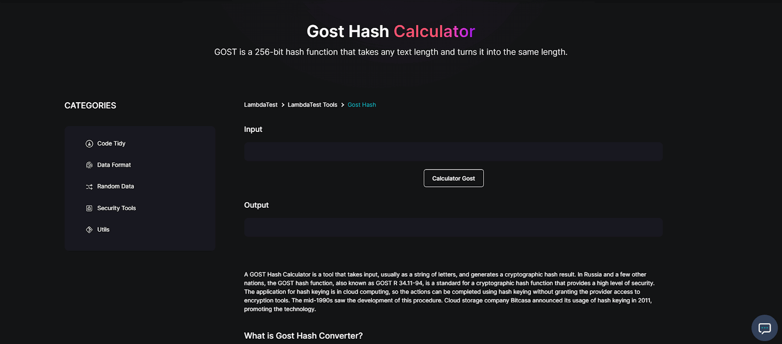GOST Hash Calculator