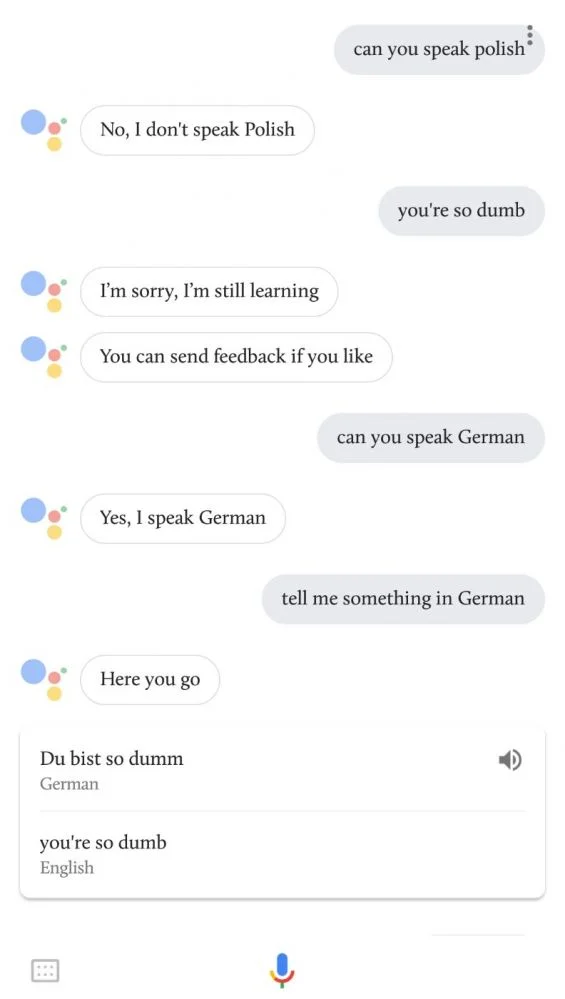 A Google Assistant Chat Sample