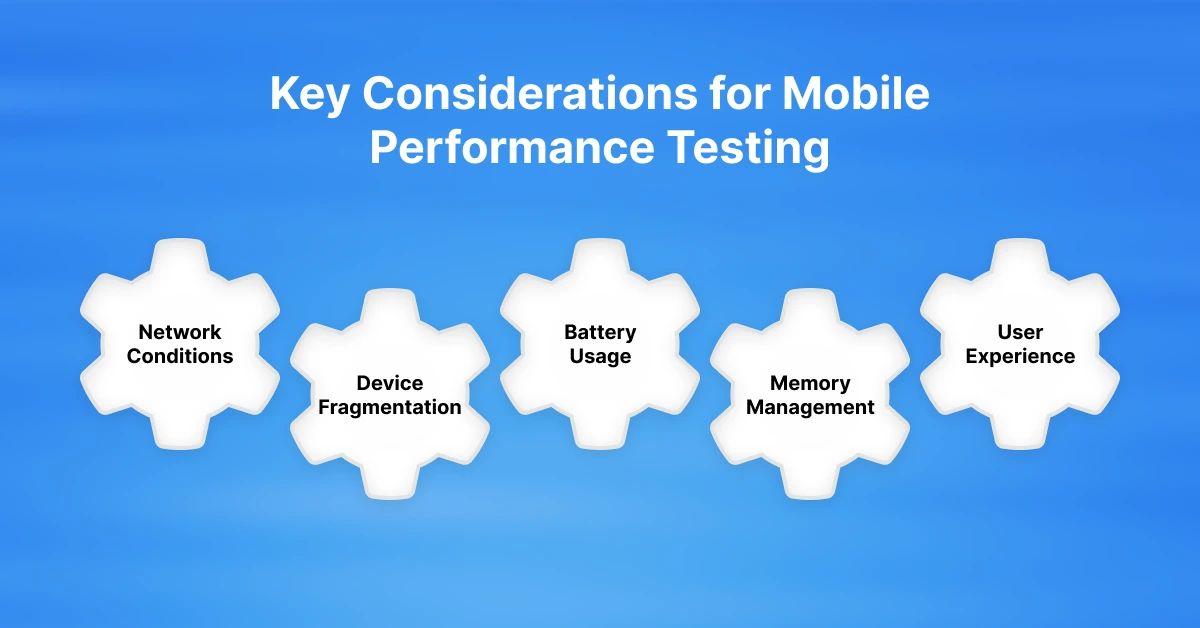 Key Considerations for Mobile Performance Testing