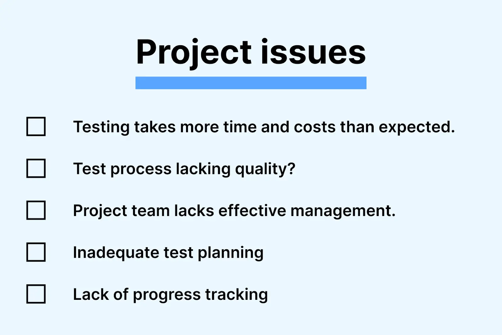 project issues