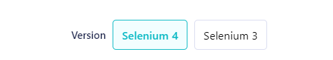 Then select Selenium 4 on the right.