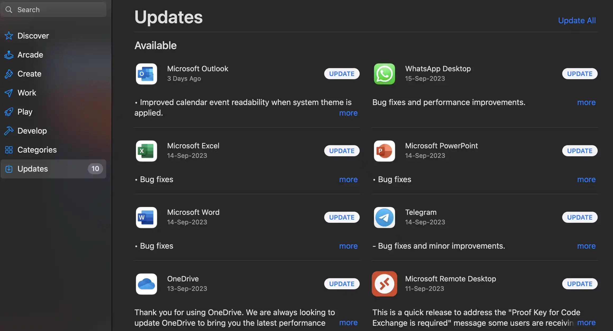 update is available for Xcode, it will appear in the list of updates