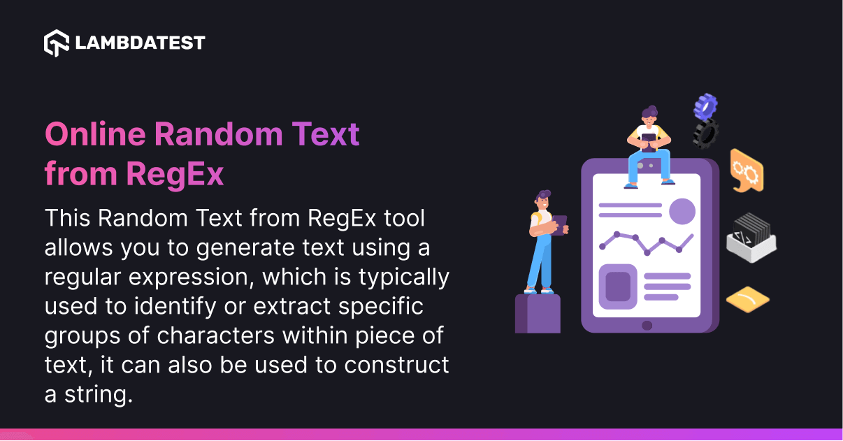 Random Text from RegEx Online tool LambdaTest