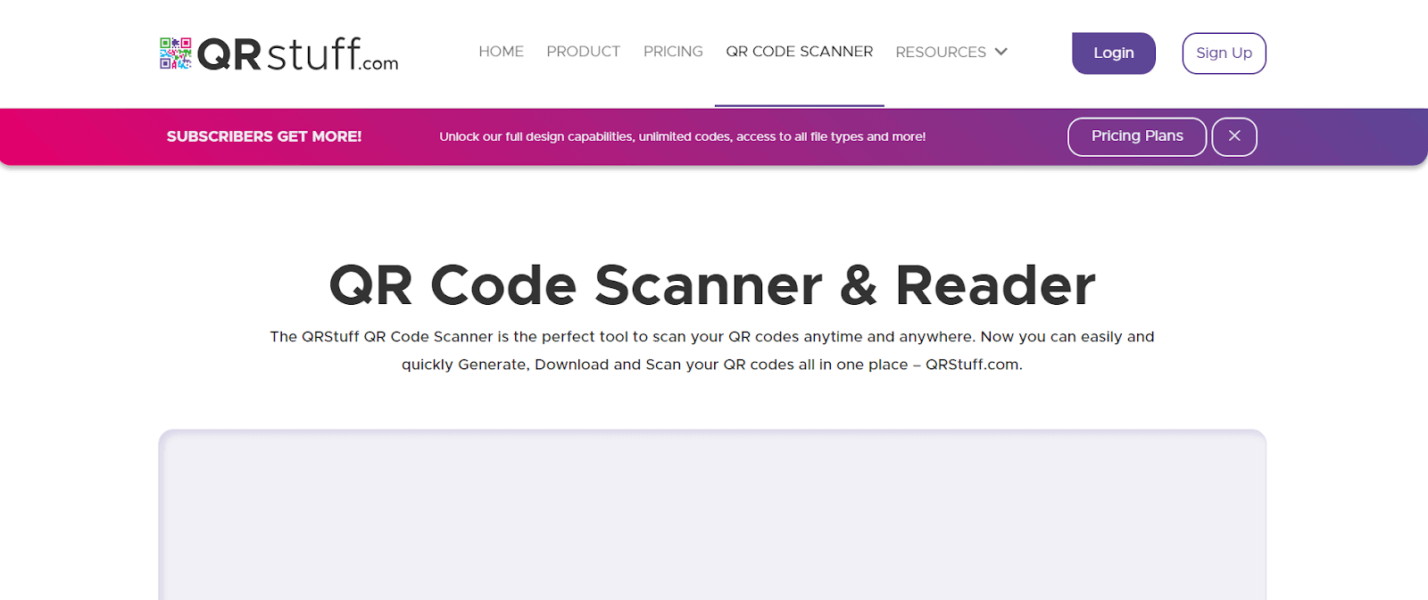 QR Code Scanner & Reader