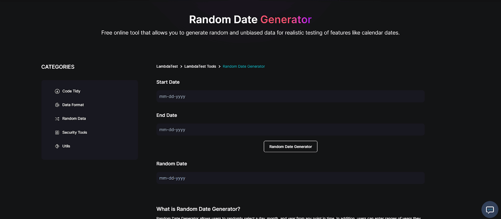 random-date-generator