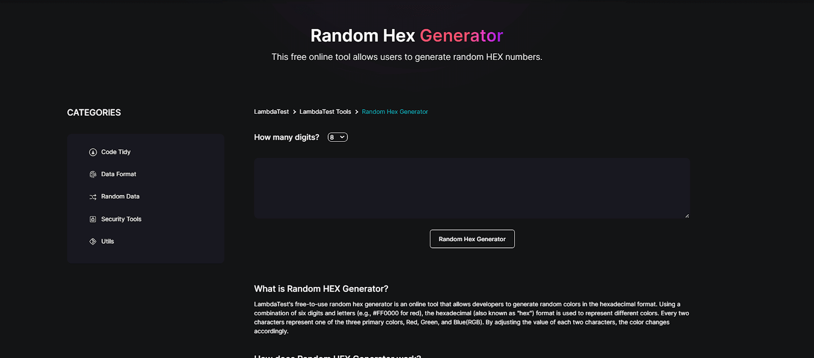 random-hex-generator
