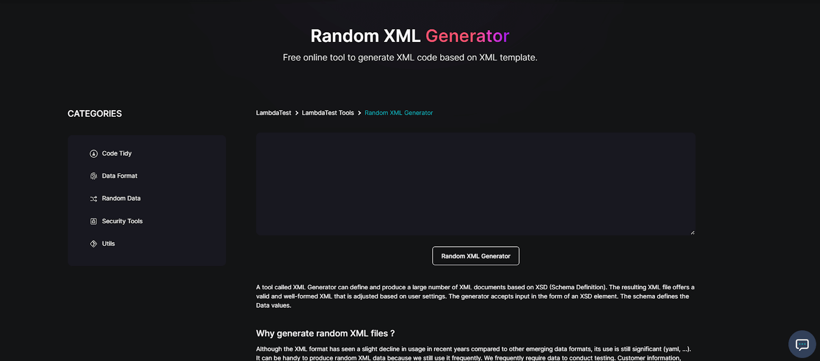 random-xml-generator