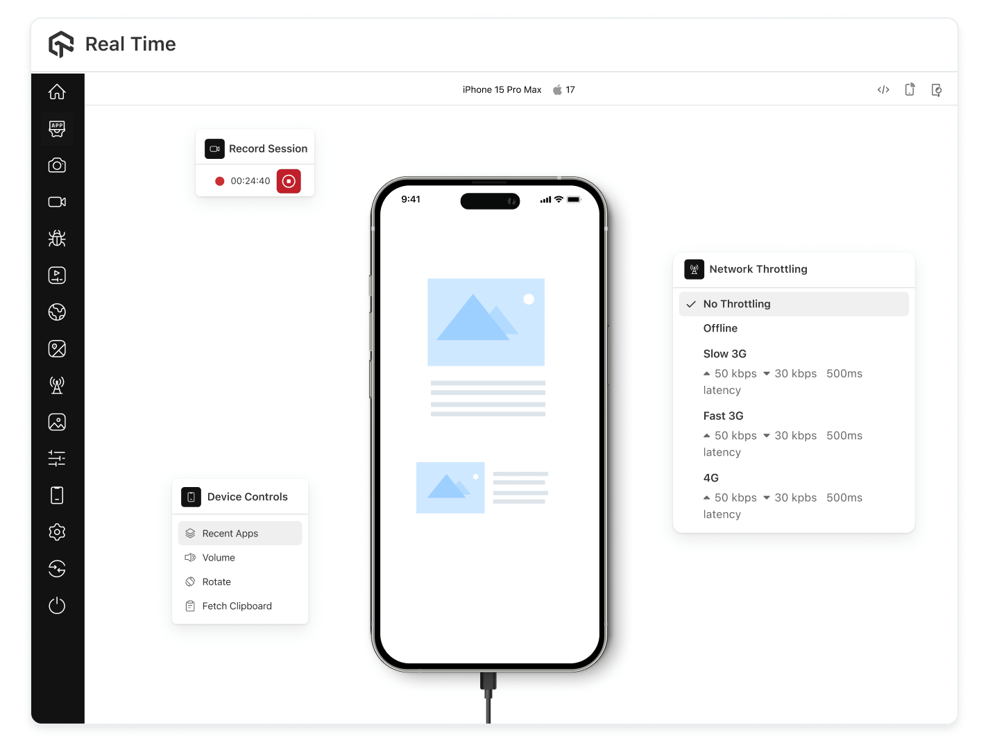 Scalable Testing Across Real Environments