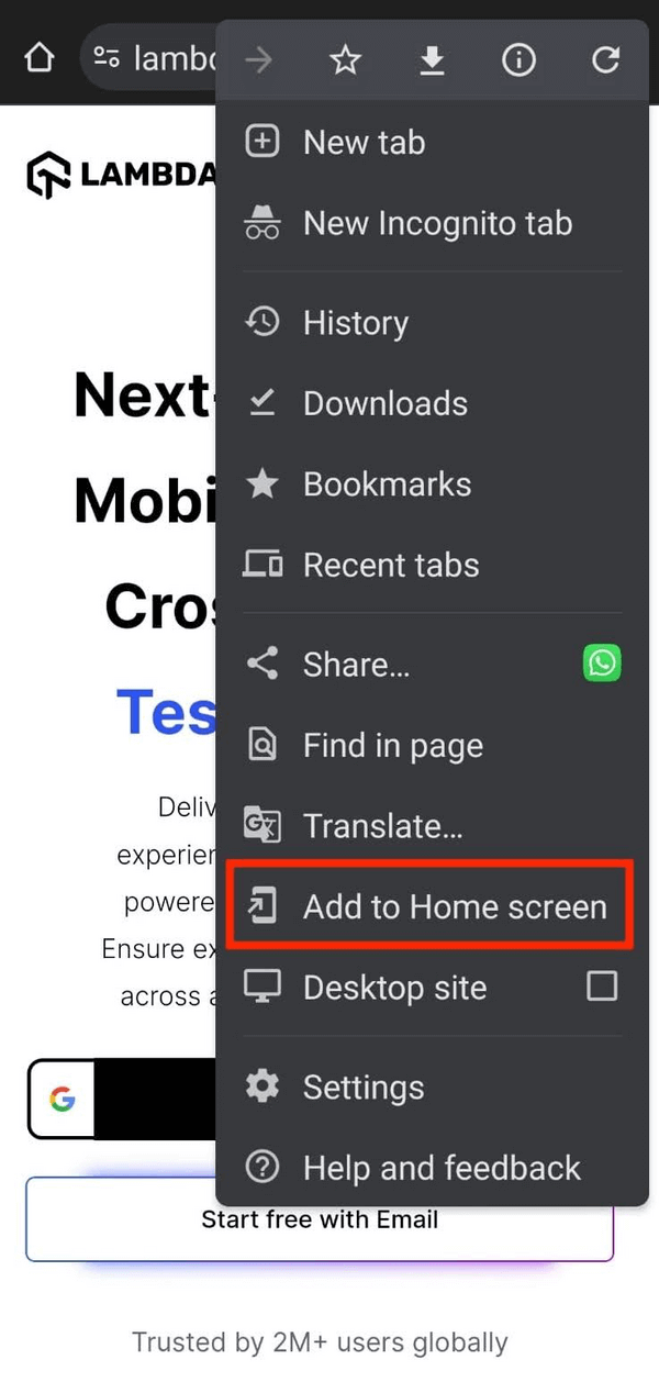 add-to-home-screen