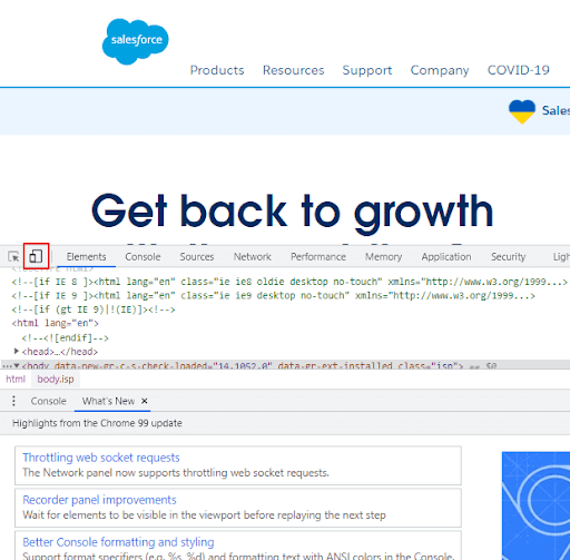 How to check responsive websites in Chrome?