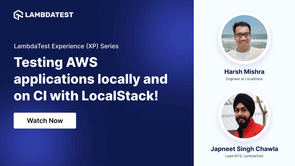 Testing AWS Applications Locally and on CI with LocalStack