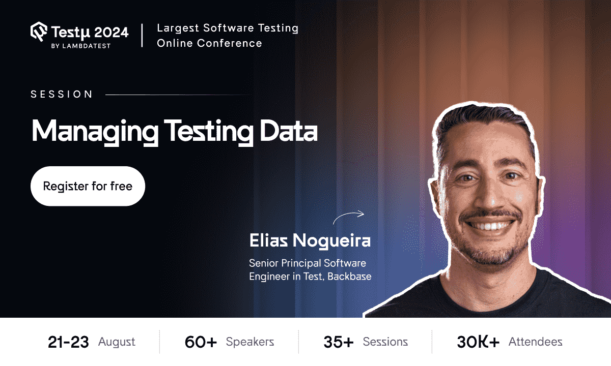 Managing Testing Data