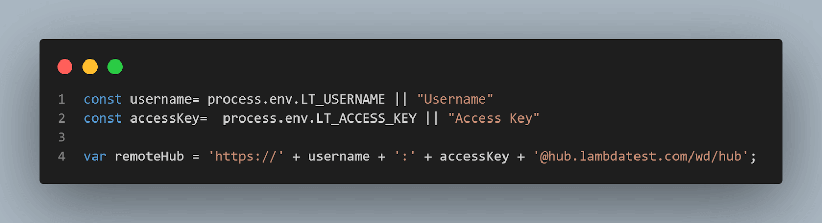 username-accesskey
