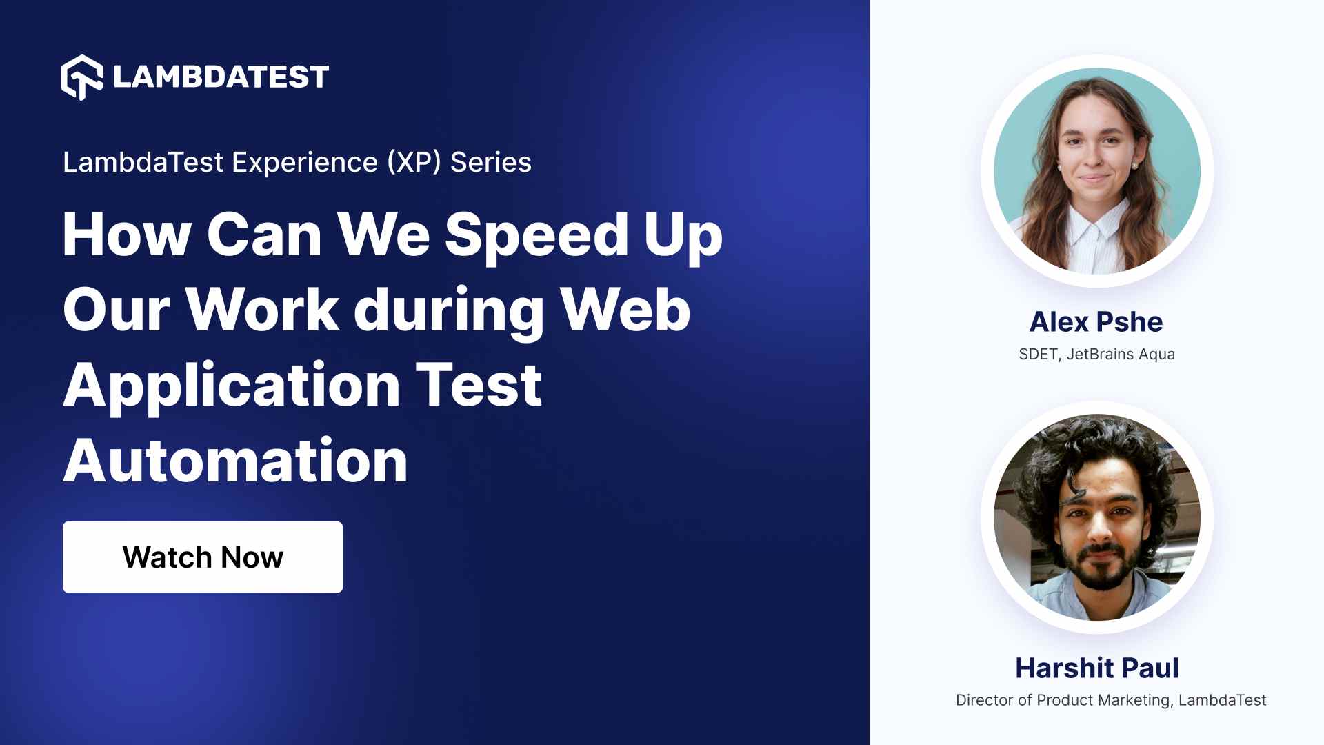 How Can We Speed Up Our Work during Web Application Test Automation?