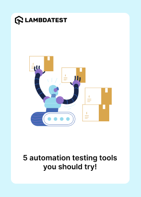 5 automation testing tools you should try!