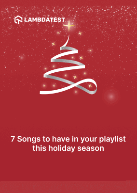 7 Songs to have in your playlist this holiday season!