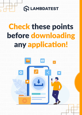 Check these points before downloading any application!