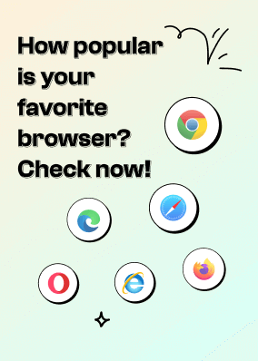How popular is your favorite browser? Check now!