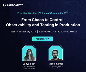  Observability and Testing in Production