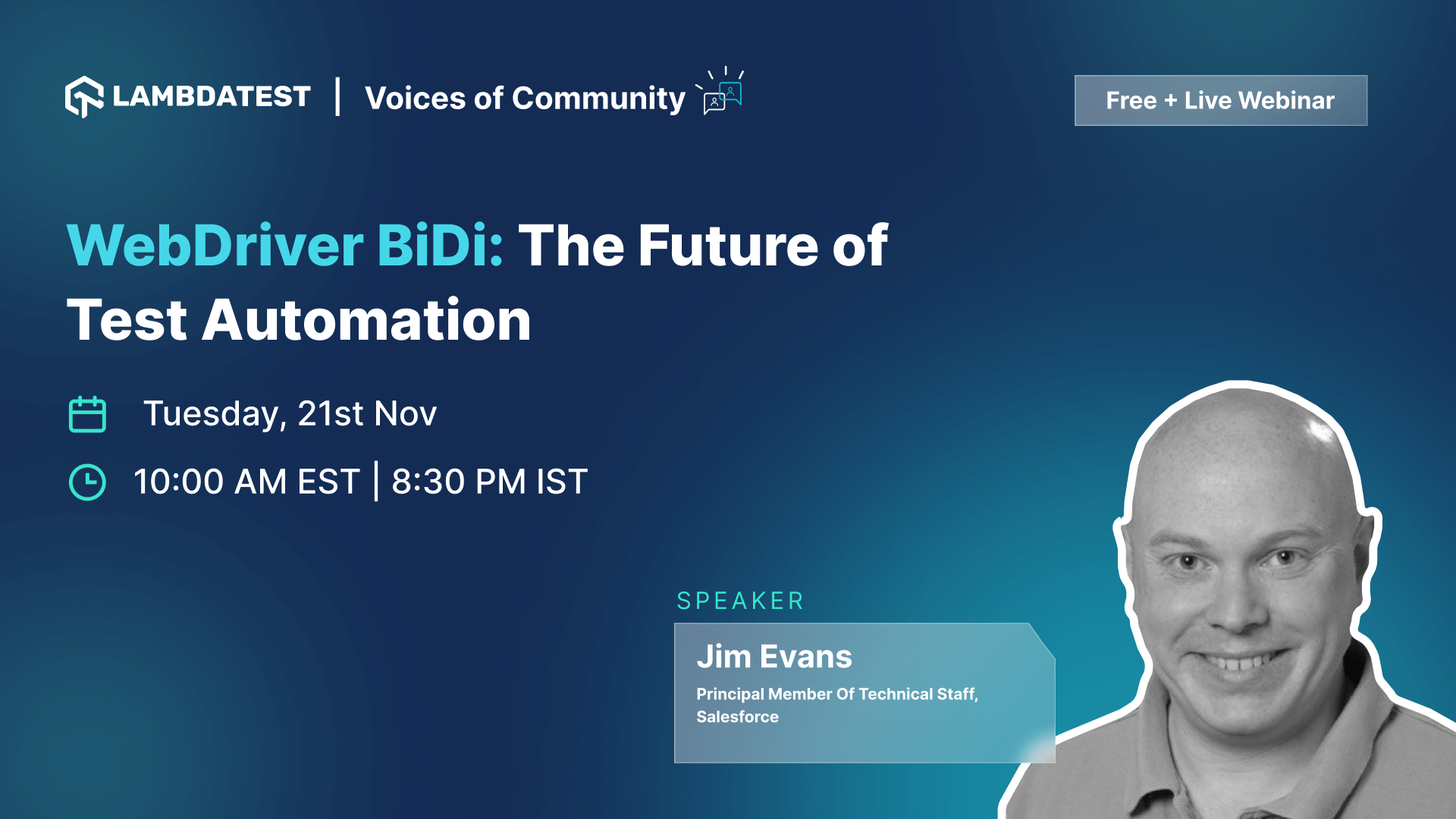 Webinar- WebDriver BiDi: The Future of Test Automation